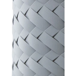 Arte Lamp Corsetto A7096SP-1BK Подвесной современный светильник, плафон из серого гипса с имитацией плетения диаметром 14 см, основание черный металл, провод 100 см, лампа E27 1шт до 40Вт IP20 220В