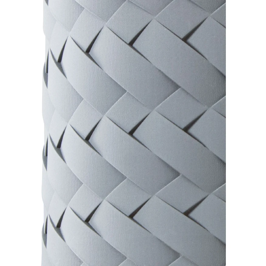 Arte Lamp Corsetto A7096SP-1BK Подвесной современный светильник, плафон из серого гипса с имитацией плетения диаметром 14 см, основание черный металл, провод 100 см, лампа E27 1шт до 40Вт IP20 220В