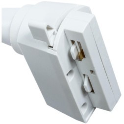 Однофазный двужильный светодиодный трековый светильник Arte Lamp A4562PL-1WH BARUT 4000К 1350Лм CRI85+ 24° 18Вт