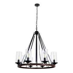 Люстра подвесная Arte Lamp A7014SP-8BK DALIM под лампы 8xE14 60W