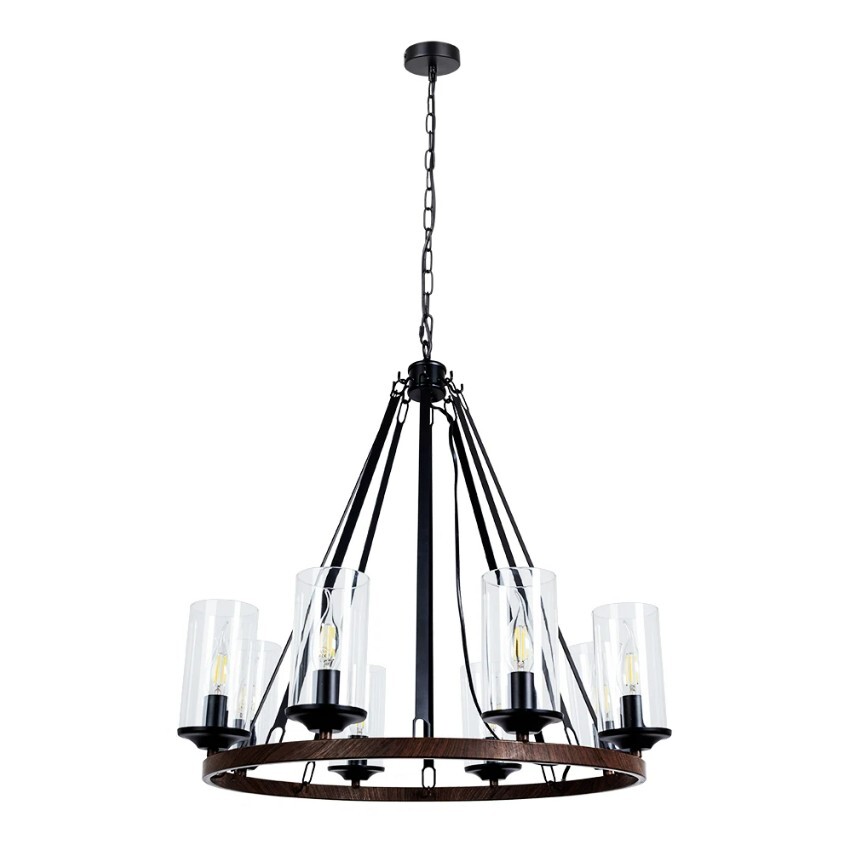 Люстра подвесная Arte Lamp A7014SP-8BK DALIM под лампы 8xE14 60W