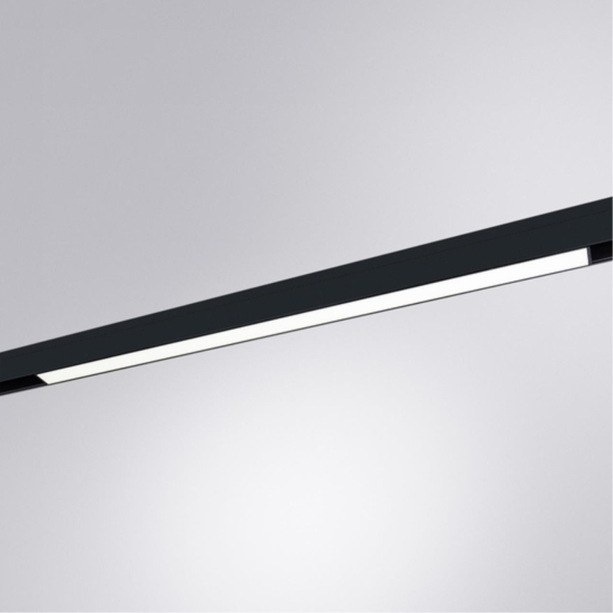 Магнитный трековый светильник Arte Lamp LINEA 3000k RA90 950Lm 15Вт 120° A4643PL-1BK