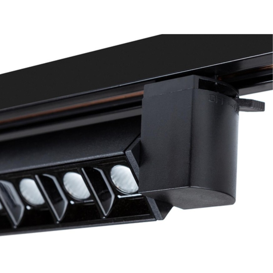 Однофазный двужильный светодиодный трековый светильник Arte Lamp A4575PL-1BK FLASH 4000К 1500Лм CRI90+ 24° 18Вт