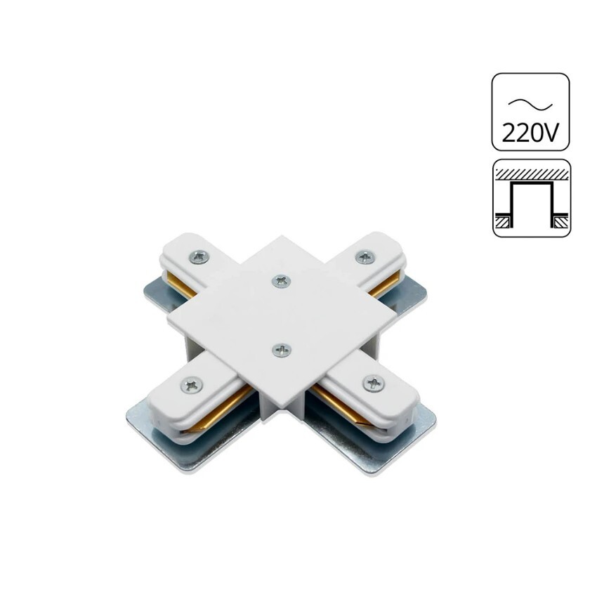 Х-соединитель для встр. в ГКЛ однофазного шинопровода Arte Lamp A110133