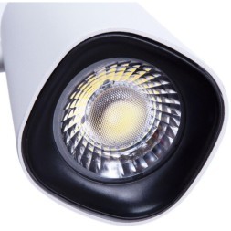 Однофазный двужильный светодиодный трековый светильник Arte Lamp A4563PL-1WH BARUT 4000К 1800Лм CRI85+ 32° 24Вт