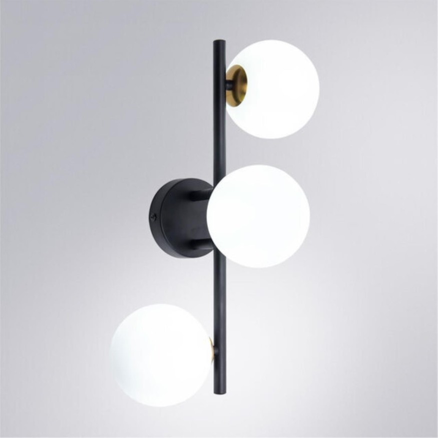 Настенный светильник Arte Lamp GEMINI A2243PL-3BK