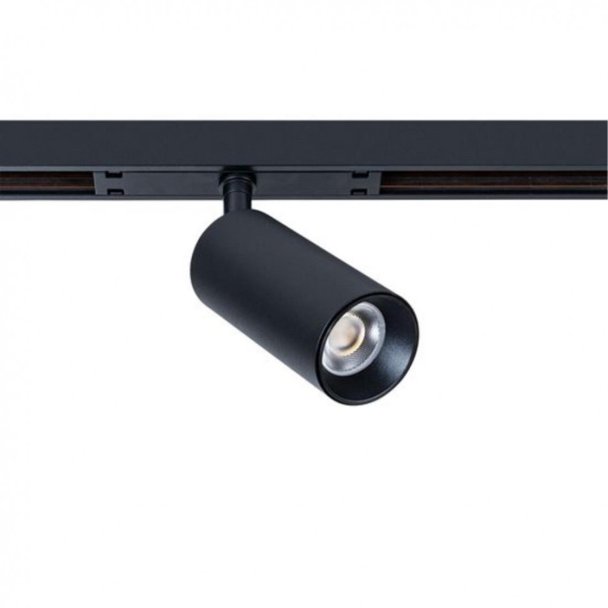 A7490PL-1BK Трековый магнитный диммируемый по 0/1-10V светодиодный светильник Arte Lamp Optima CRI90+ 3000К 830Лм 36° 8Вт