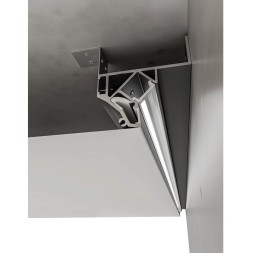 Теневой профиль под натяжной потолок для лент шириной не более 10мм Arte Lamp GAP A650233P