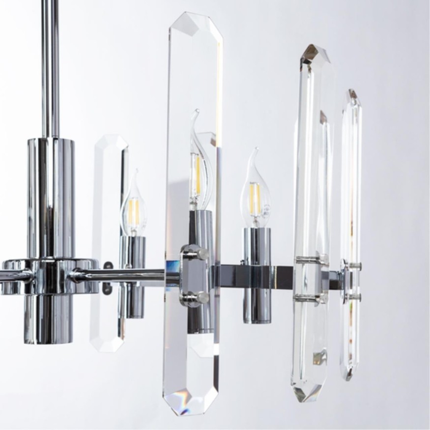 Люстра хрустальная Divinare 7136/02 LM-6 TENERIFE под лампы 6xE14 60W