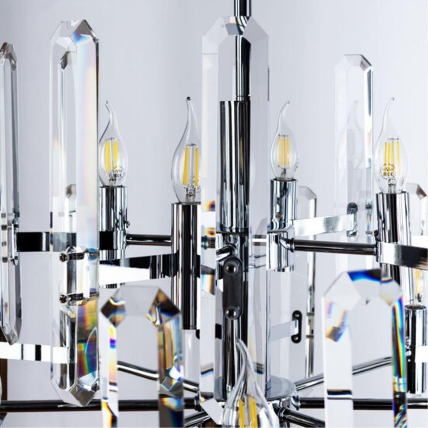 Люстра хрустальная Divinare 7136/02 LM-12 TENERIFE под лампы 12xE14 60W