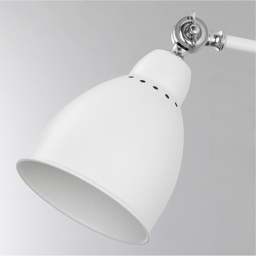 Спот на гибкой ножке Arte Lamp A2055AP-1WH Braccio под лампу 1xE27 60W