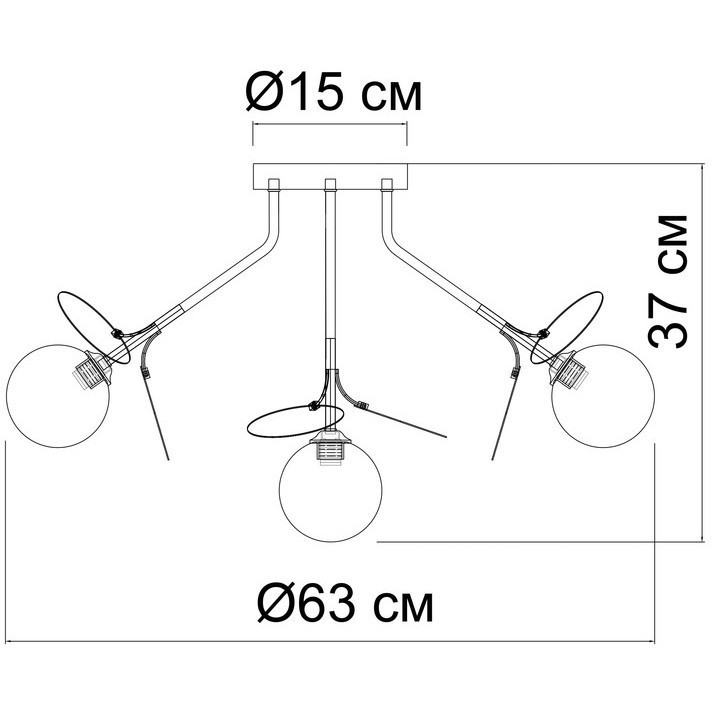 Потолочная люстра Arte Lamp PEACOCK A1369PL-7SG