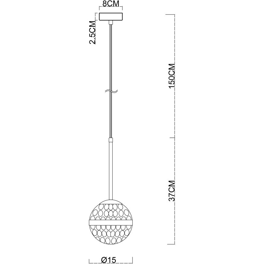 Подвесной светильник Arte Lamp DELACRUA A7770SP-1PB