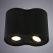 Накладной потолочный светильник Arte Lamp A5644PL-2BK FALCON под лампы 2xGU10 50W