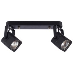 Спот настенный Arte Lamp A1314PL-2BK LENTE под лампы 2xGU10 50W