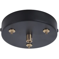 A471206 КРОНШТЕЙН-ПОТОЛОЧНАЯ БАЗА КРУГЛАЯ НА 1 ВЫХОД + 3 СУППОРТА