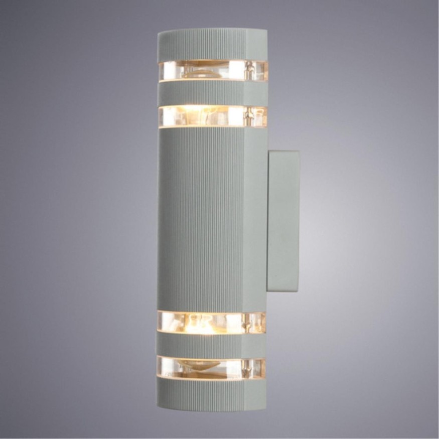 Уличный настенный светильник Arte Lamp METRO GREY A8162AL-2GY