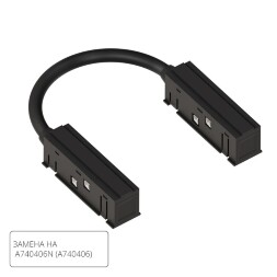 Коннектор питания гибкий для шинопровода Arte Lamp LINEA A484406