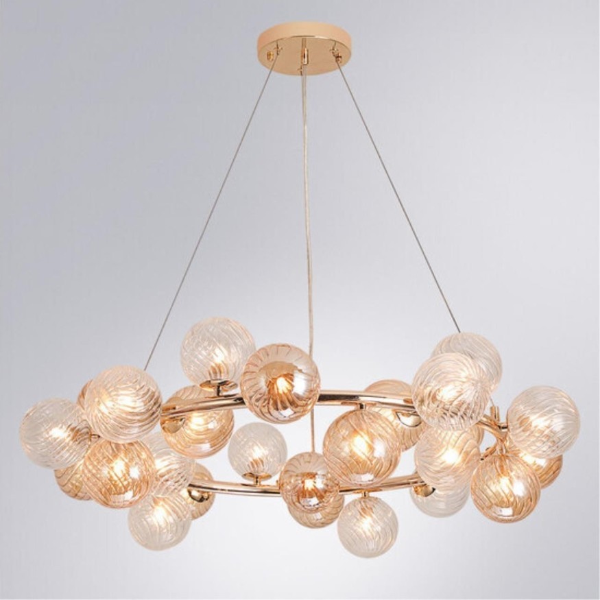 Подвесная люстра Arte Lamp ETEREO A5261LM-25GO