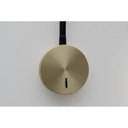 Arte Lamp Asta A5879AP-1SG Настенный современный, черно-золотой, минималистичный светодиодный светильник-бра с гибкой резиновой ножкой и выключателем на основании, LED 5Вт 3000K 300Лм CRI90 24° IP20 220В