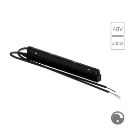 Блок питания встраиваемый в шинопровод 48V диммируемый (0/1-10V) 200W для магнитной трековой системы ARTE LAMP LINEA A482806N