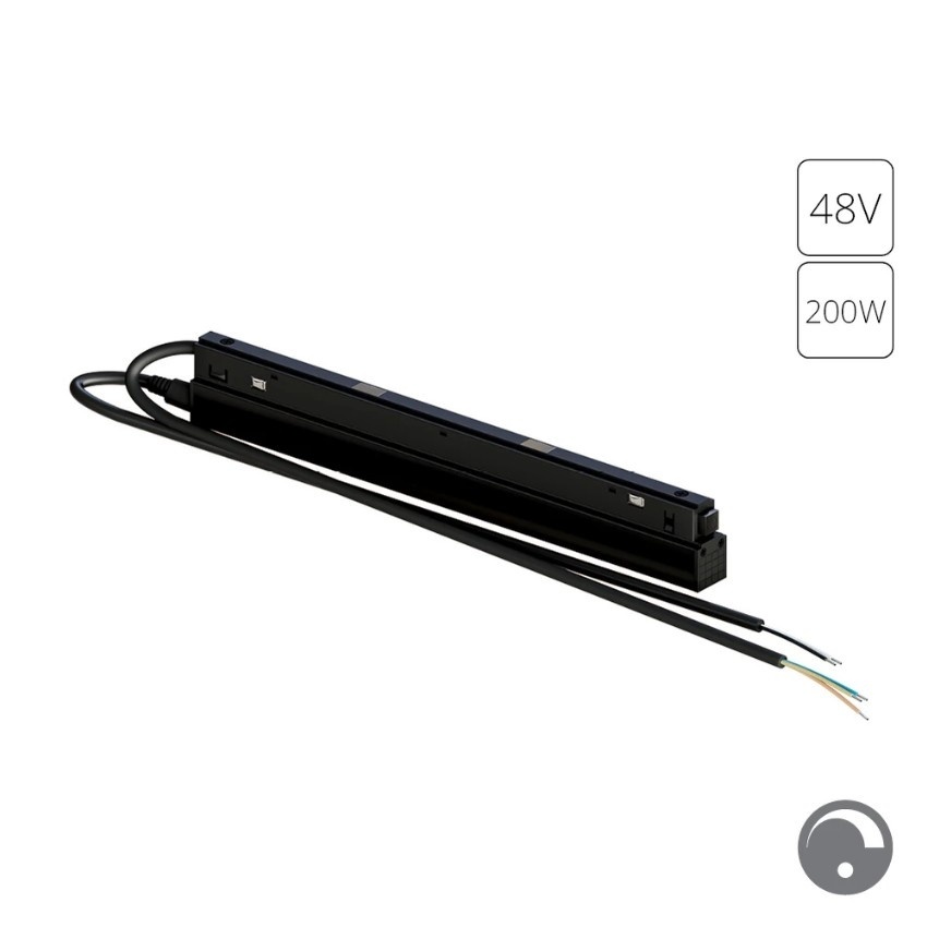 Блок питания встраиваемый в шинопровод 48V диммируемый (0/1-10V) 200W для магнитной трековой системы ARTE LAMP LINEA A482806N