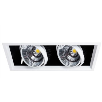 Встраиваемый светильник Arte Lamp A8450PL-2WH MERGA светодиодный 2xLED 50W