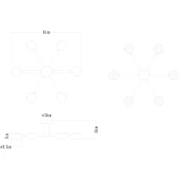 Потолочная люстра Arte Lamp TENDA A1624PL-6WH