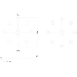 Потолочная люстра Arte Lamp TENDA A1624PL-8WH