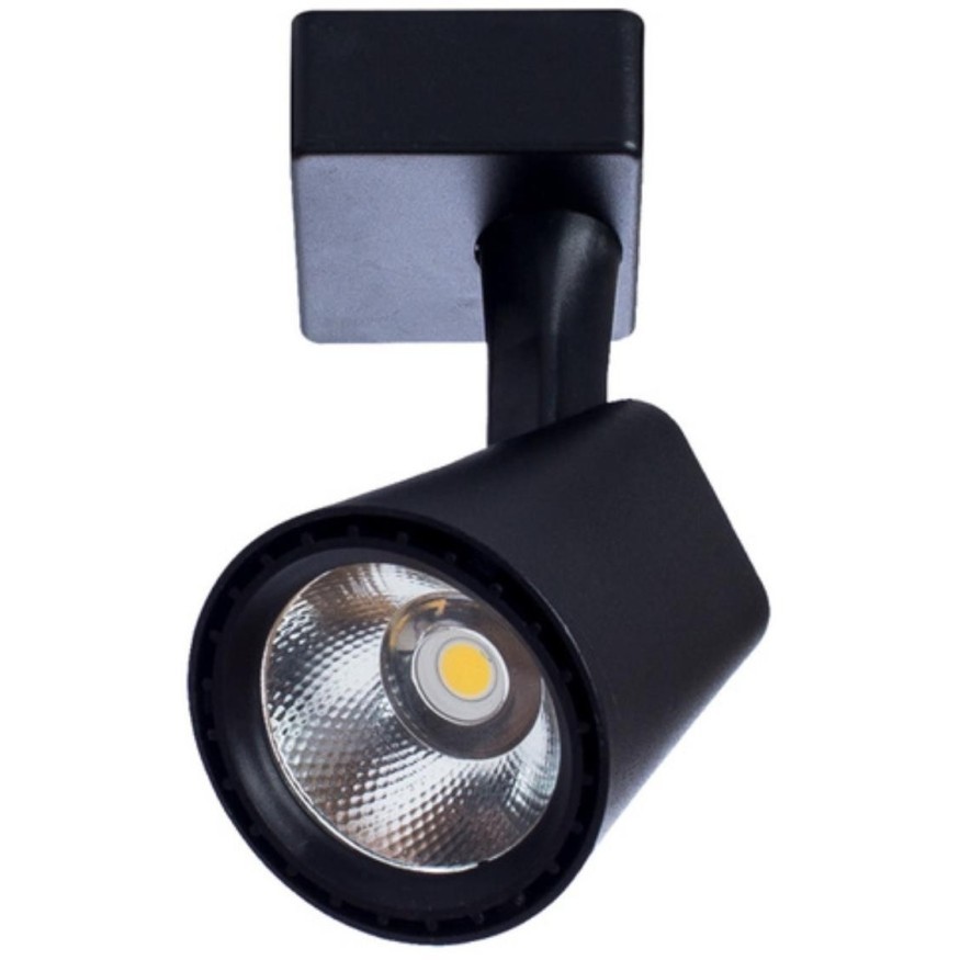 Однофазный двужильный светодиодный трековый светильник Arte Lamp A1810PL-1BK AMICO 4000К 800Лм CRI85+ 24° 10Вт