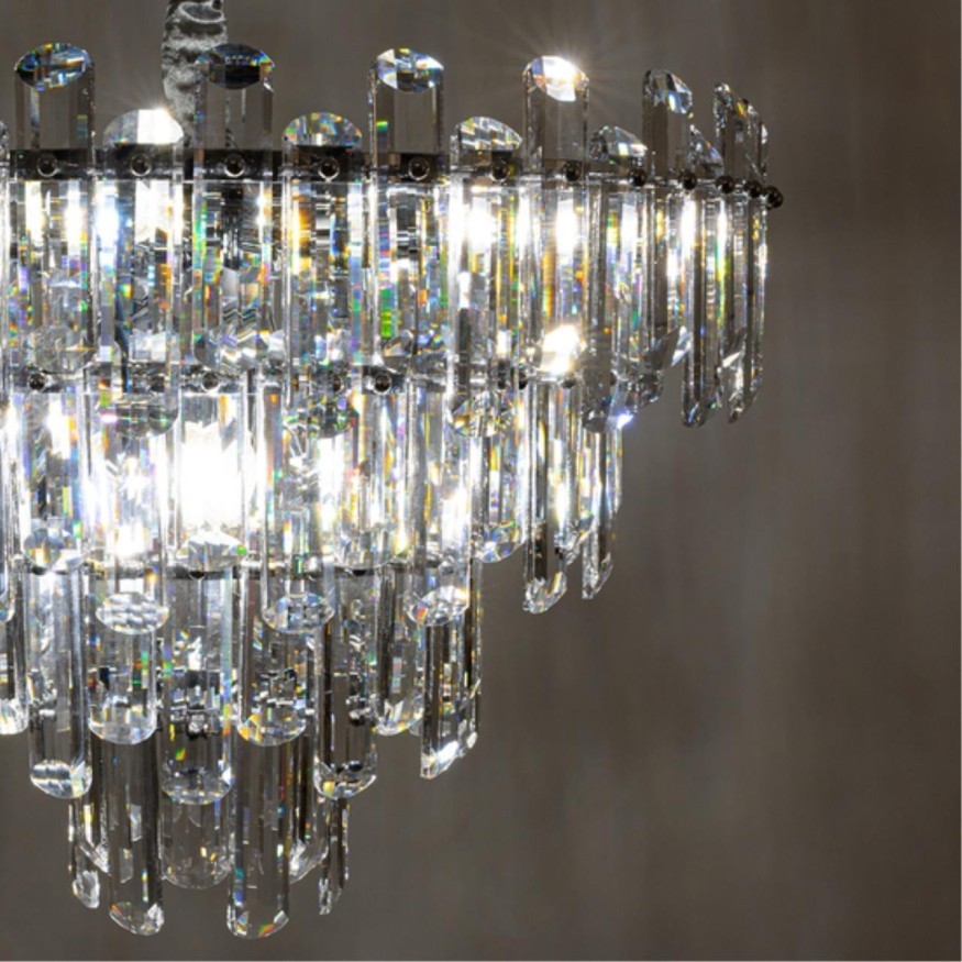 Люстра подвесная хрустальная Divinare ROSIE 3511/02 LM-8