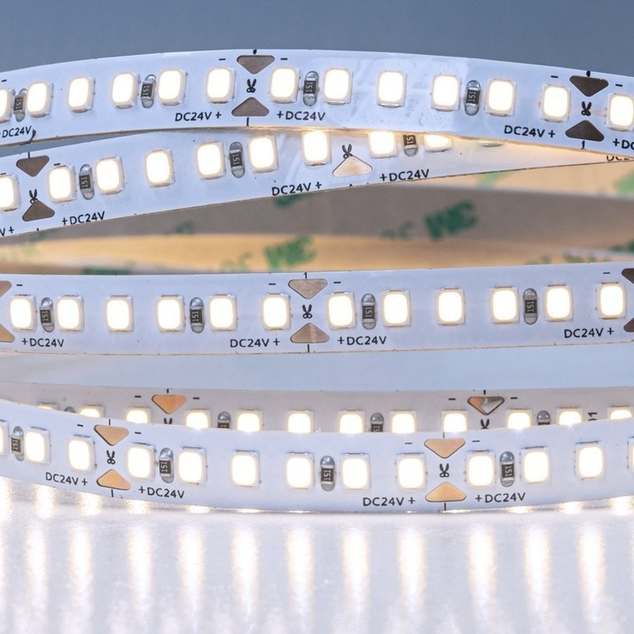 A2418008-03-6K Светодиодная лента 24В 14,4Вт/м 1350Лм/м 6000К CRI 90+ 8мм SMD2835 180шт/м 5м IP20