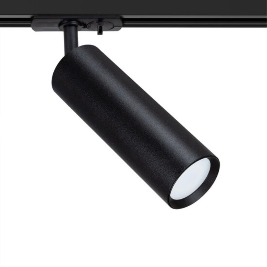 Однофазный двужильный трековый светильник Arte Lamp A1515PL-1BK BEID под сменную лампу GU10
