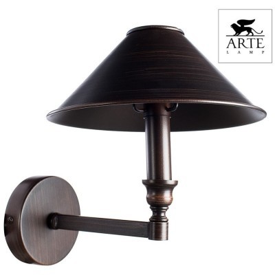 Бра Arte Lamp A2398AP-1BA Giordano под лампу 1xE14 40W