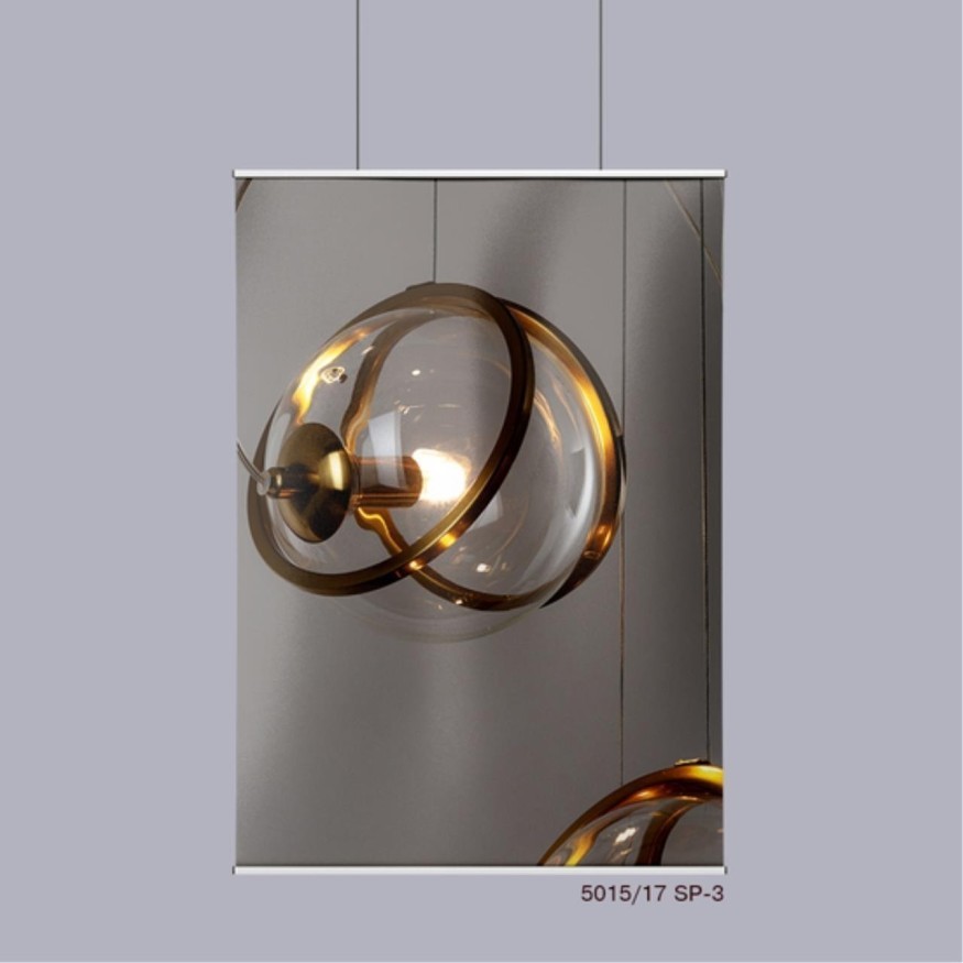 Подвесной светильник с 3 лампами Divinare 5015/17 SP-3 HAZEL под лампы 3xG9 40W