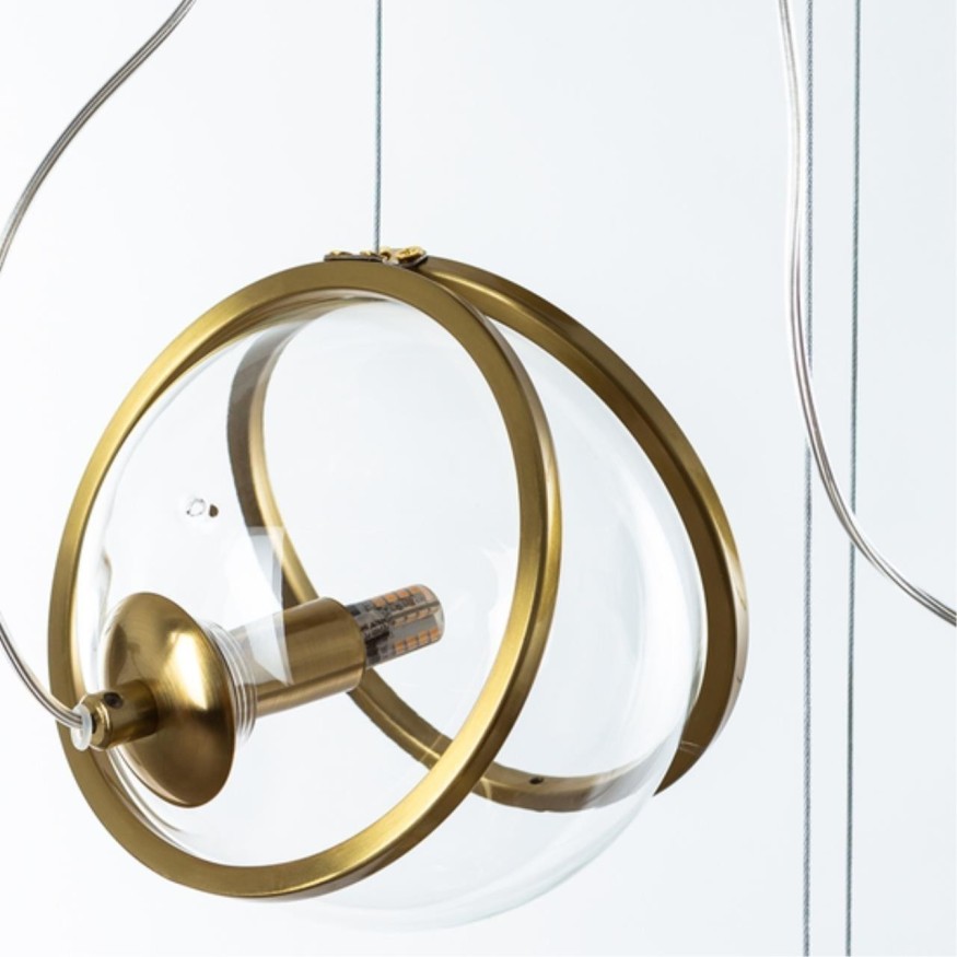 Подвесной светильник с 3 лампами Divinare 5015/17 SP-3 HAZEL под лампы 3xG9 40W