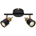 Спот настенный Arte Lamp A1906PL-2BK ALMACH под лампы 2xGU10 50W