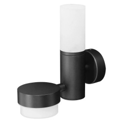 Уличный настенный светильник с лампами GU10+GX53 и защитой IP54 Arte Lamp BUDAPEST A2360AL-2BK