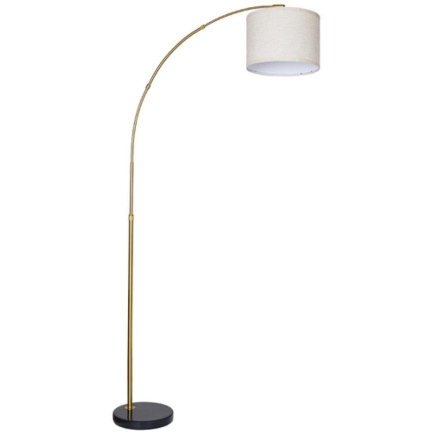 Торшер с абажуром Arte Lamp A4060PN-1PB PAOLO под лампу 1xE27 60W