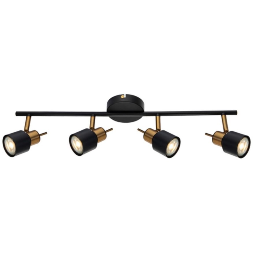 Спот потолочный Arte Lamp A1906PL-4BK ALMACH под лампы 4xGU10 50W