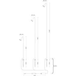 Грунтовый светильник Arte Lamp MULIPHEIN A1084PA-3BK