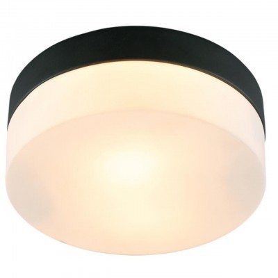 Настенно-потолочный светильник Arte Lamp A6047PL-1BK AQUA-TABLET IP44 под лампу 1xE27 60W