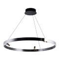Подвесная черная светодиодная люстра-кольцо 80см 38Вт 914лм 3000К Arte Lamp CESARE A1993SP-38BK