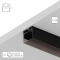 Arte Lamp SURFACE A202066S Профиль 2м накладной/подвесной, черное основание и черный матовый рассеиватель, для ленты шириной до 15мм, торцевые заглушки в комплекте