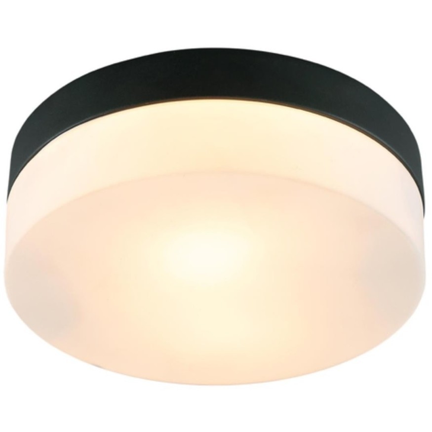 Настенно-потолочный светильник Arte Lamp A6047PL-2BK AQUA-TABLET IP44 под лампы 2xE27 60W
