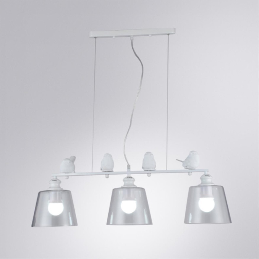 Подвесной светильник с 3 лампами Arte Lamp A4289SP-3WH PASSERO под лампы 3xE27 40W