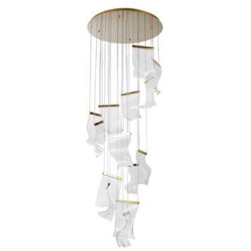 Каскадная люстра Arte lamp GRAPPOLO A2283SP-14GO