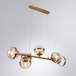 Подвесной светильник линейный Arte Lamp A7770SP-6PB DELACRUA под лампы 6xE14 40W