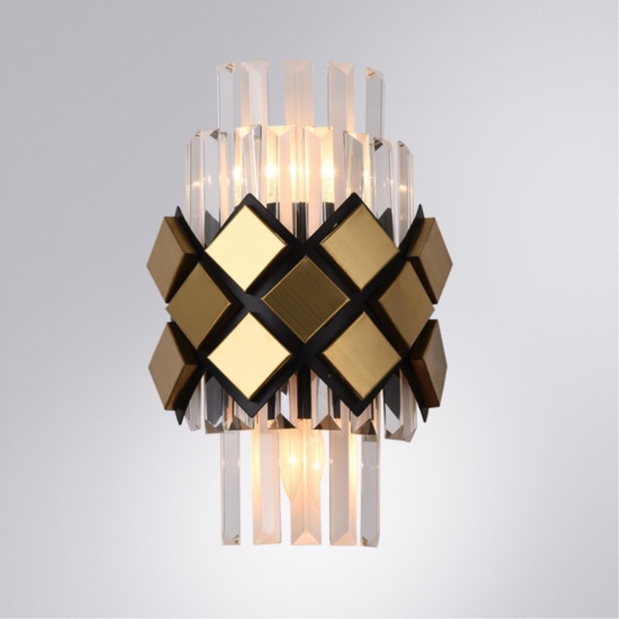 Бра Arte Lamp A1039AP-2BK AMELIA под лампы 2xE14 40W