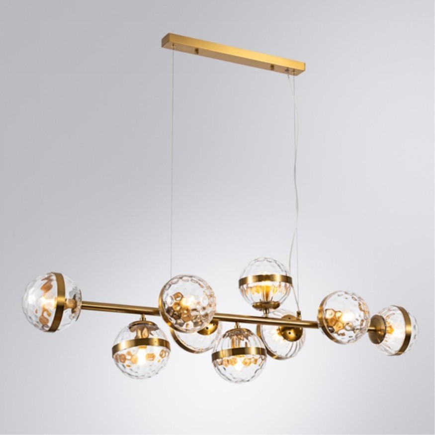 Подвесной светильник линейный Arte Lamp A7770SP-9PB DELACRUA под лампы 9xE14 40W